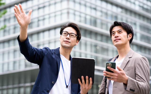 現地調査（オンラインで現地調査も可）：イメージ