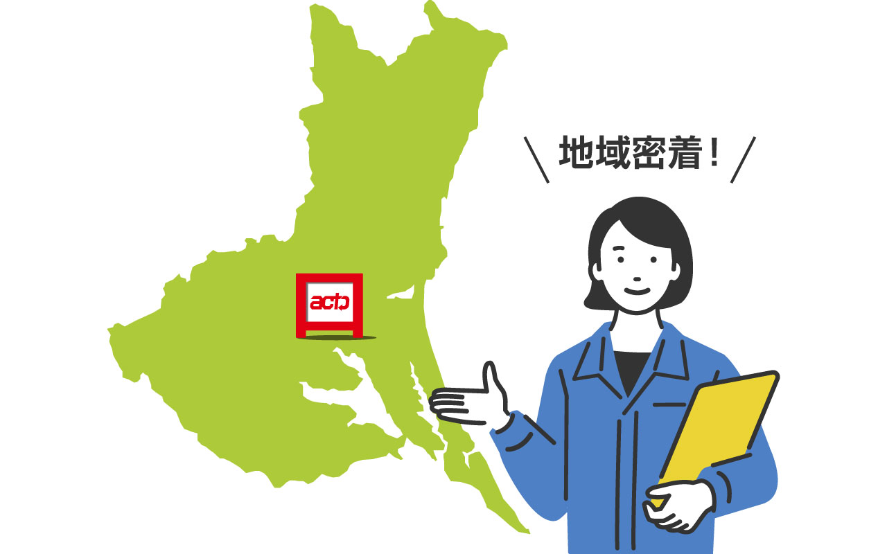 アクトサインは地域に寄り添う安心対応の看板屋：イメージ