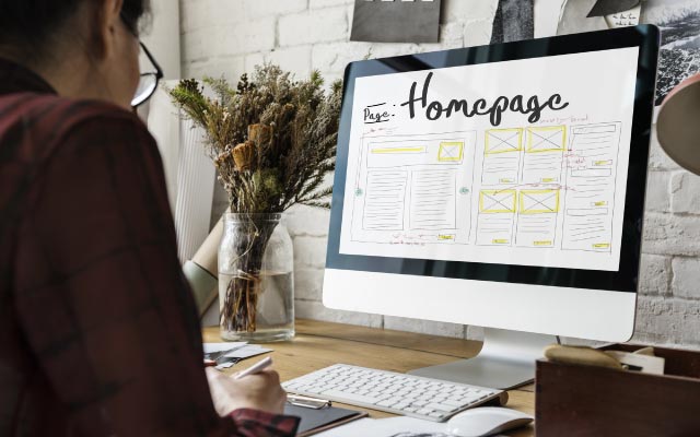 ホームページ作成：イメージ